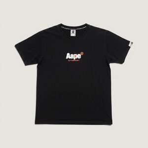 Aape By A Bathing Ape T-Shirt APUNVS Graphic Logo Black XXL